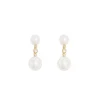 Ragbag Odile Pearl Earrings Gold