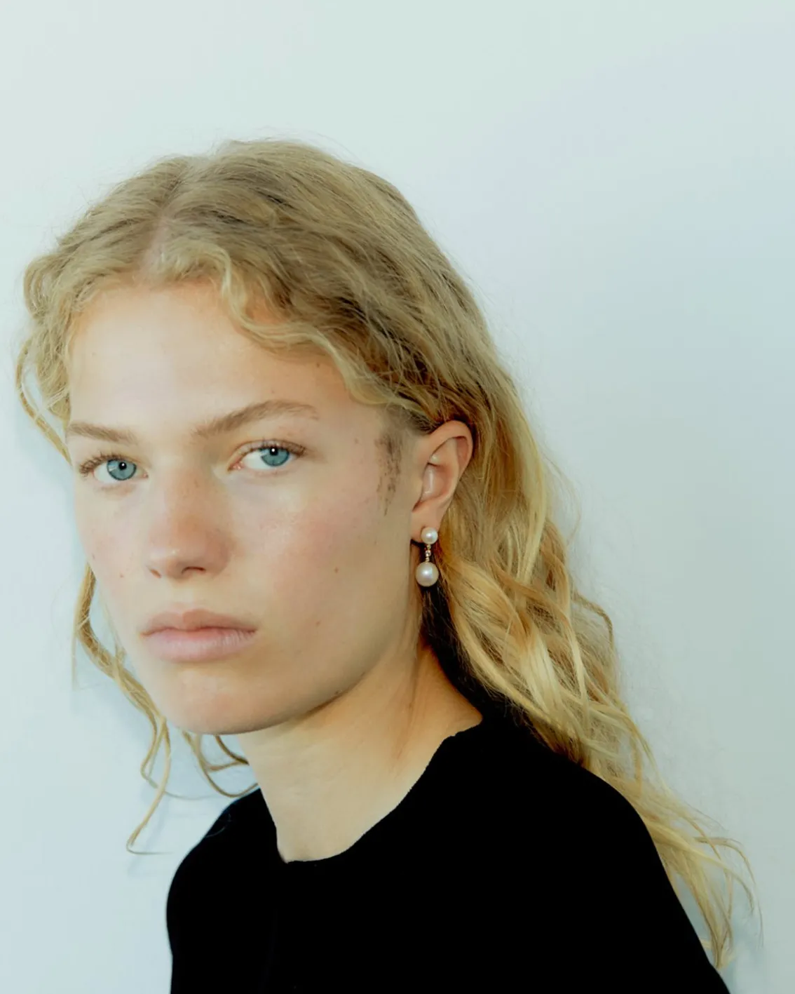Ragbag Odile Pearl Earrings Gold