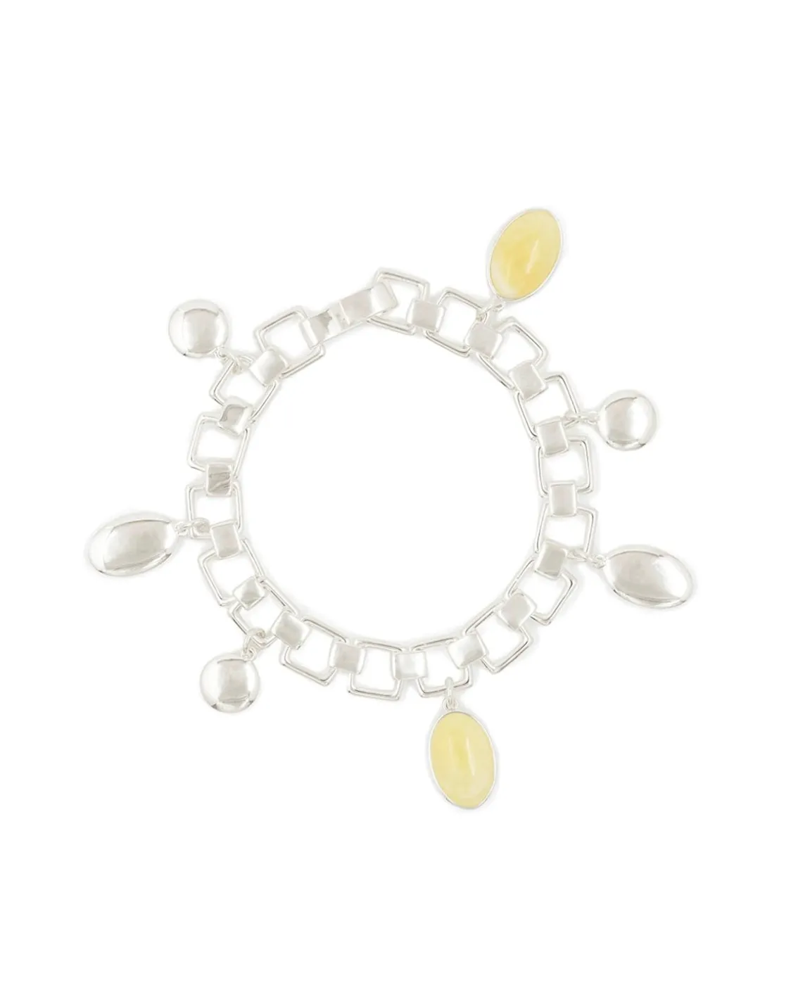 Ragbag Reflection Charms Bracelet Silver