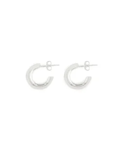 Ragbag Reflection Small Hoops Silver