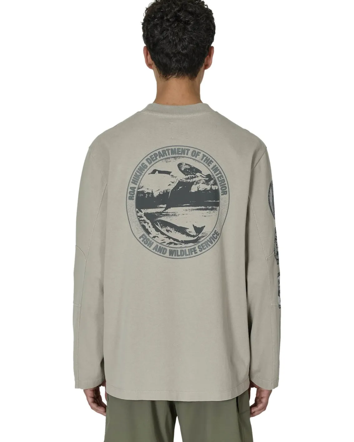 ROA Division Long Sleeve Light Grey