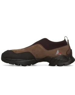 ROA Slip On Sneakers Brown