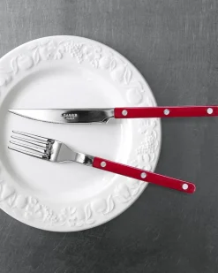 Sabre Paris Bistro Dinner Knife Burgundy