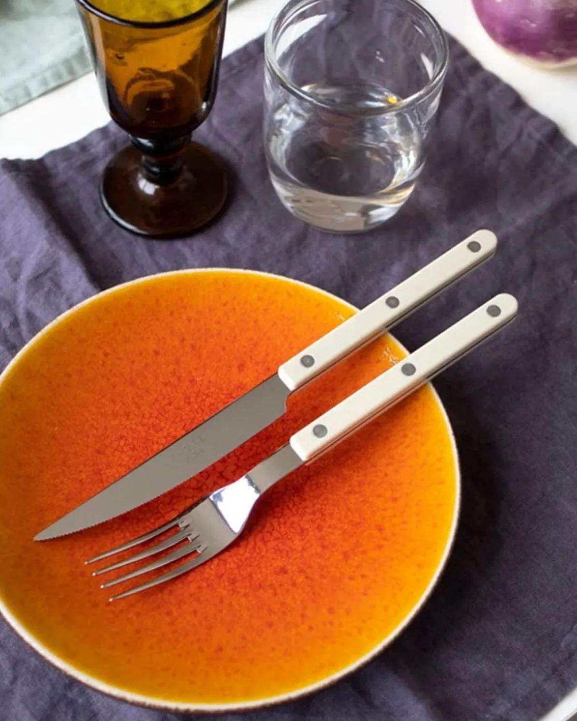 Sabre Paris Bistro Dinner Fork Ivory