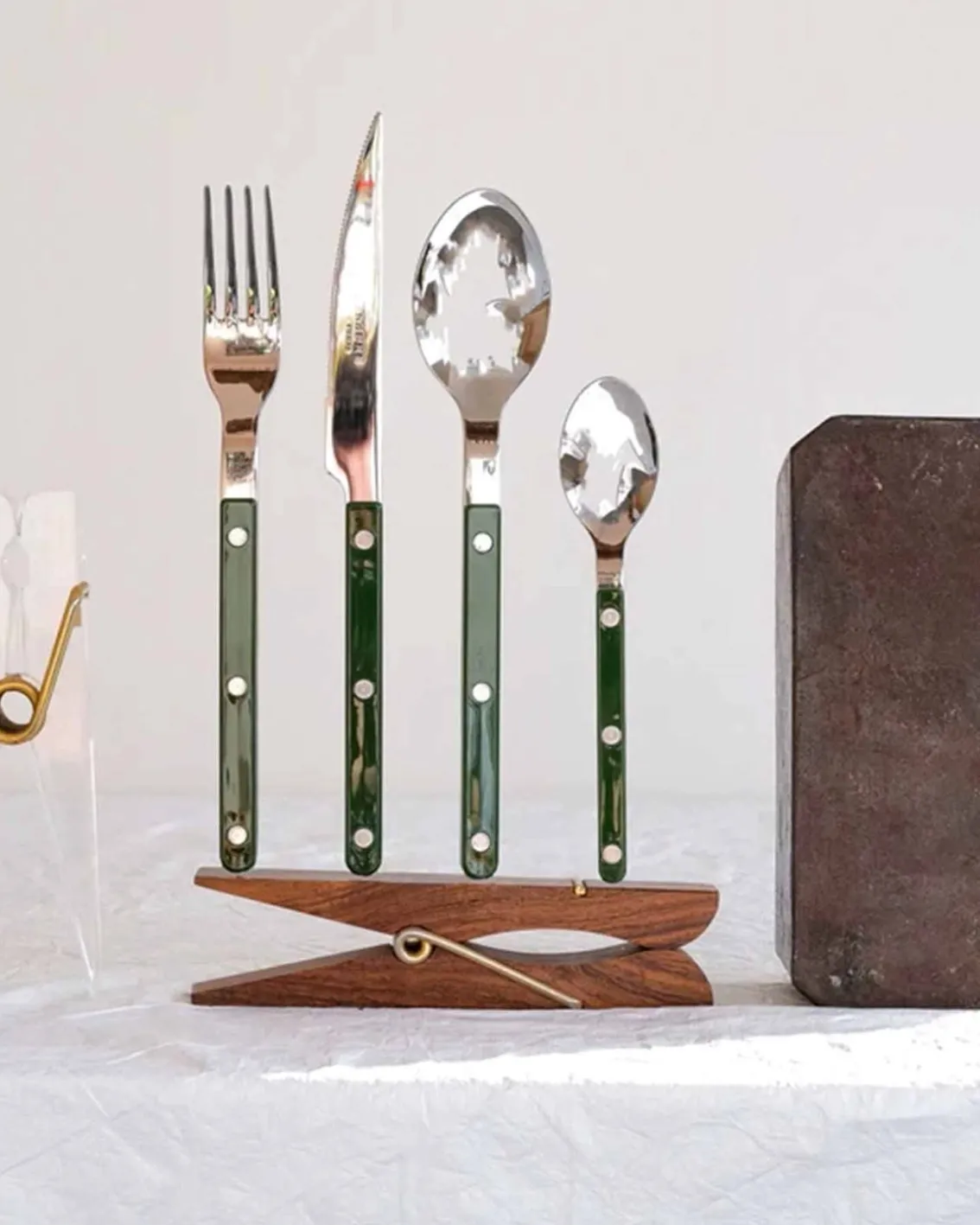 Sabre Paris Bistro Soup Spoon Green