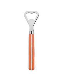 Sabre Paris White Stripe Bottle Opener Orange