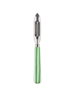 Sabre Paris White Stripe Peeler Garden Green