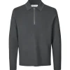 Samsøe Samsøe Guna Half Zip Volcanic Ash