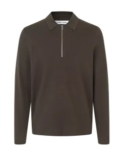 Samsøe Samsøe Guna Half Zip Turkish Coffee