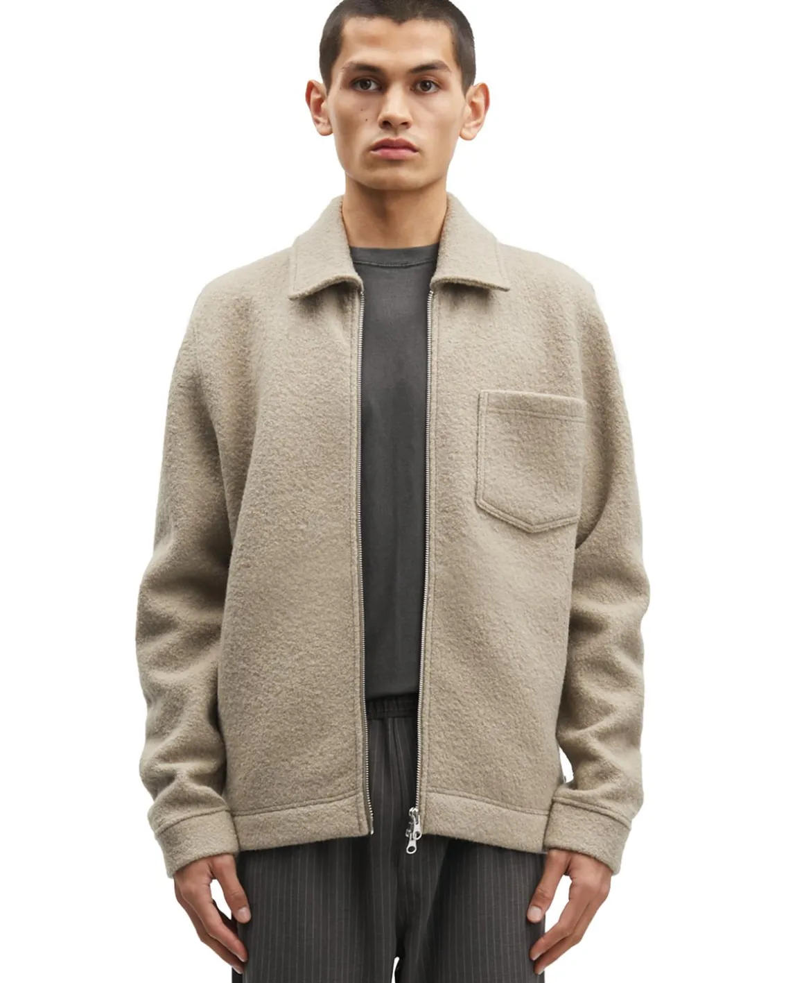 Samsøe Samsøe Hannes Full Zip Seneca Rock