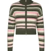 Samsøe Samsøe Jeanne Cardigan Forest Night Stripe