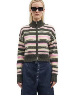 Samsøe Samsøe Jeanne Cardigan Forest Night Stripe