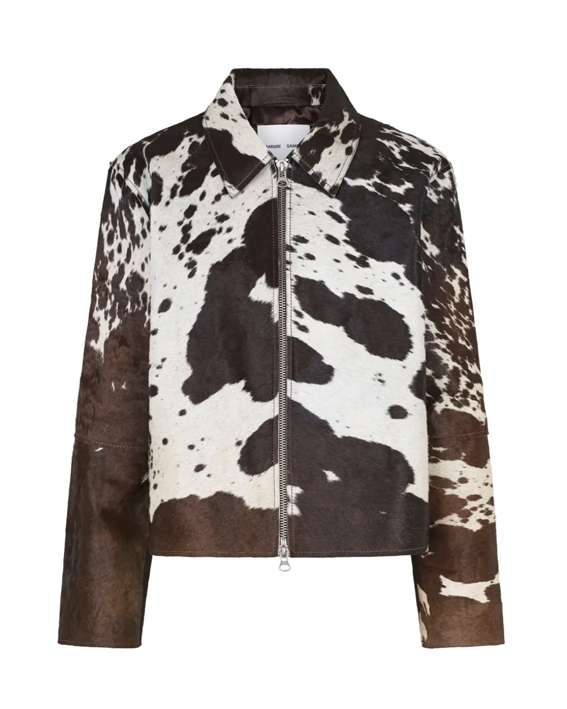 Samsøe Samsøe Salylo Leather Jacket Brown Cow