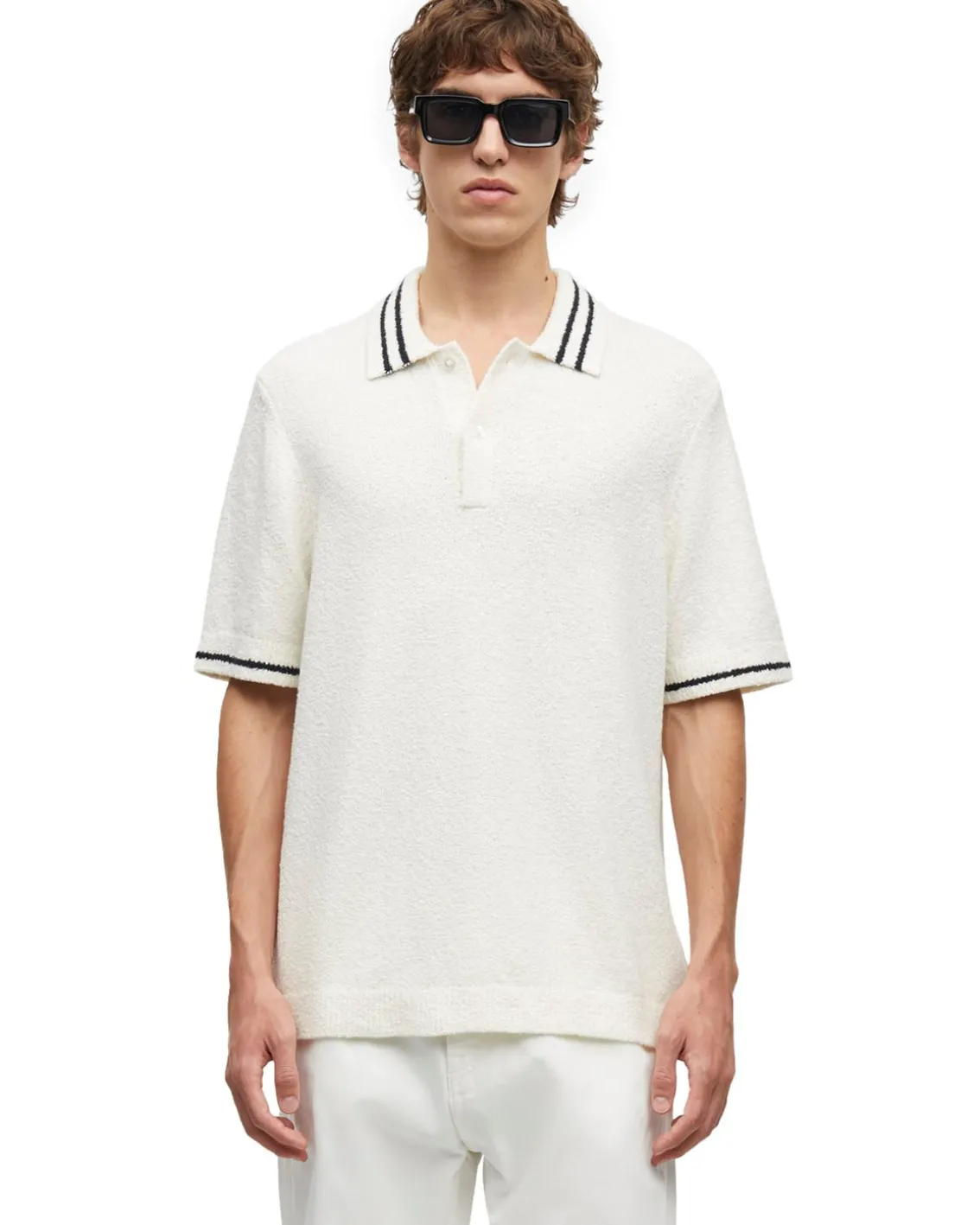 Samsøe Samsøe Sapedro Polo Clear Cream