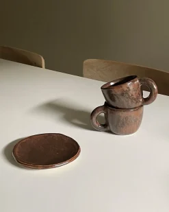 Sandra Li Studio Chunky Plate Mocca