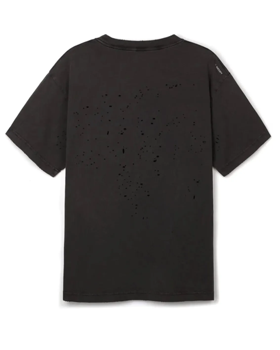 Satisfy Mothtech T-Shirt Aged Black/Blue Logo