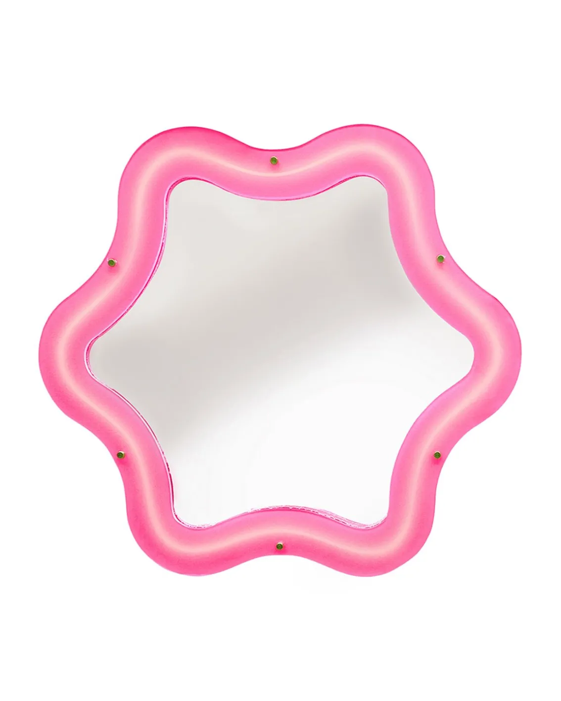 SELETTI Supercurve Flower Tiny Lamp Pink/Mirror