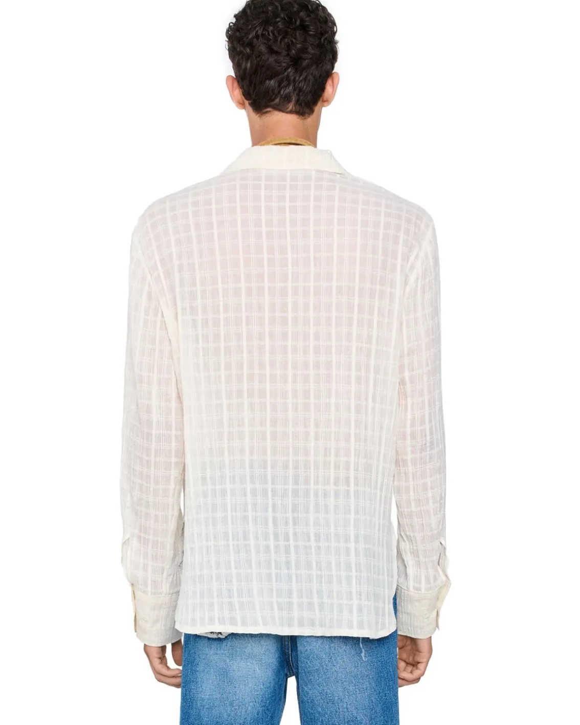 Séfr Ignacio Shirt Cloud White Check