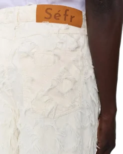 Séfr Nikos Jeans White Twill