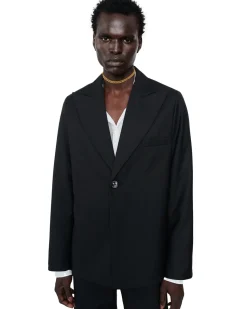 Séfr Seydou Blazer Black Wool