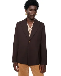 Séfr Seydou Blazer Sludge Wool
