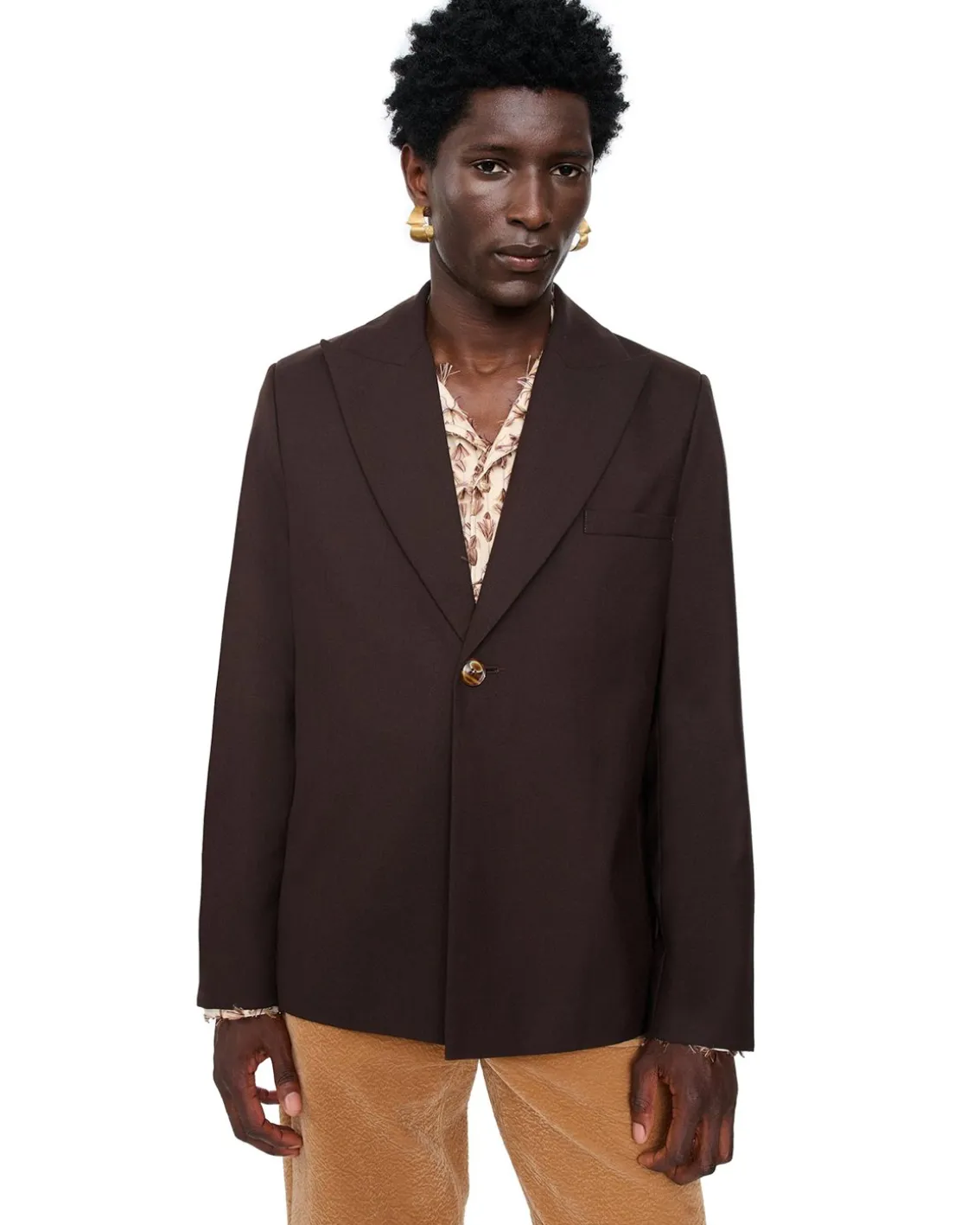 Séfr Seydou Blazer Sludge Wool