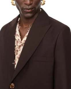 Séfr Seydou Blazer Sludge Wool
