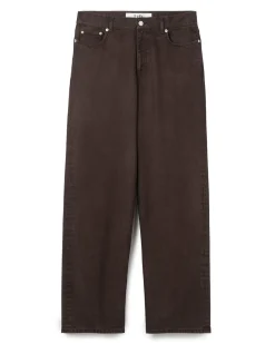 Séfr Wide Cut Jeans Washed Brown