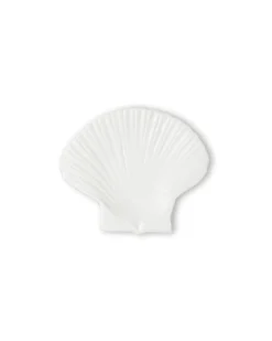 Shell Plate S White
