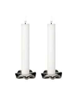Signe Candle Holder 2-Pack Silver