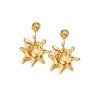 Simuero Astro Earrings Gold
