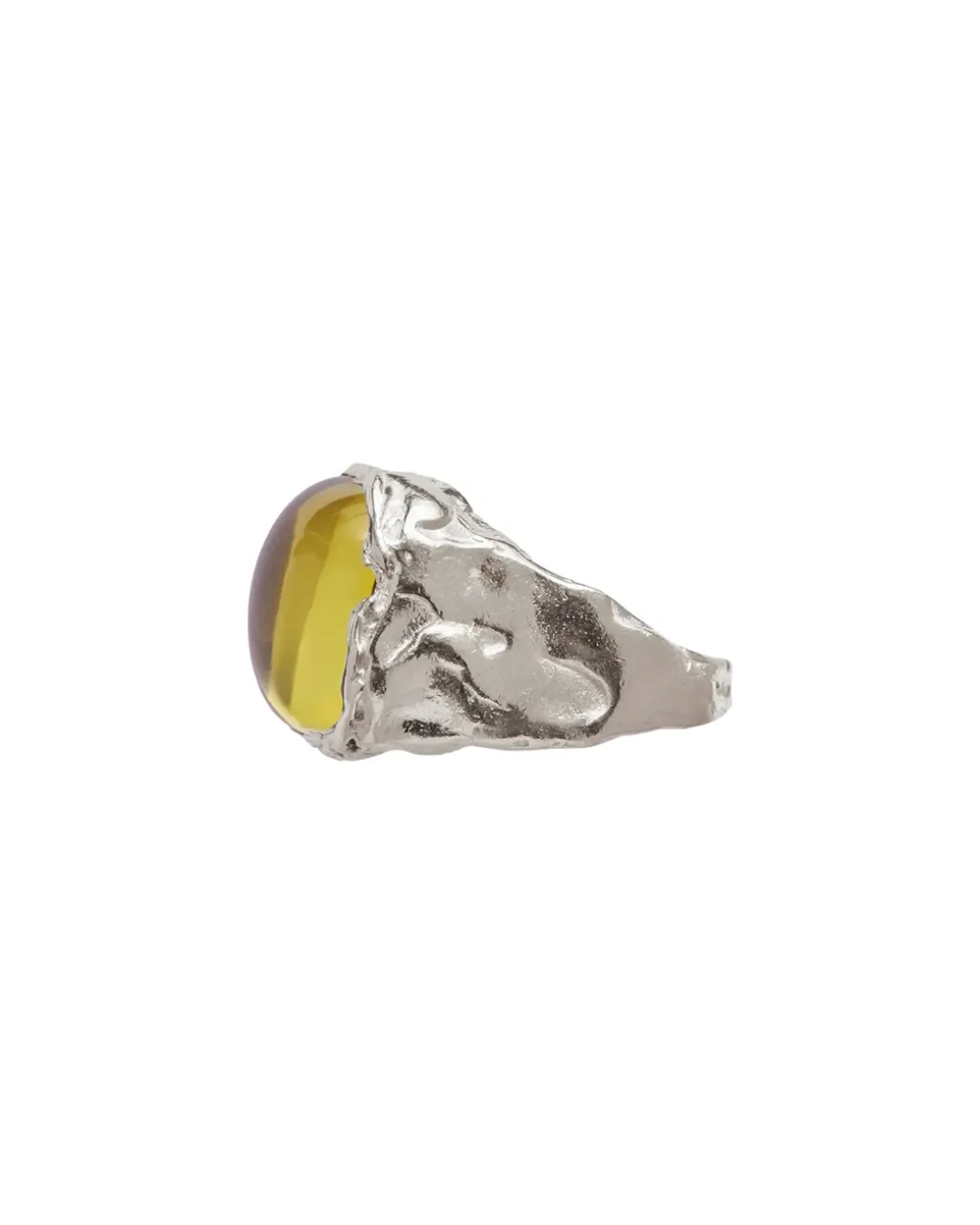 Simuero Boya Ring Yellow Silver
