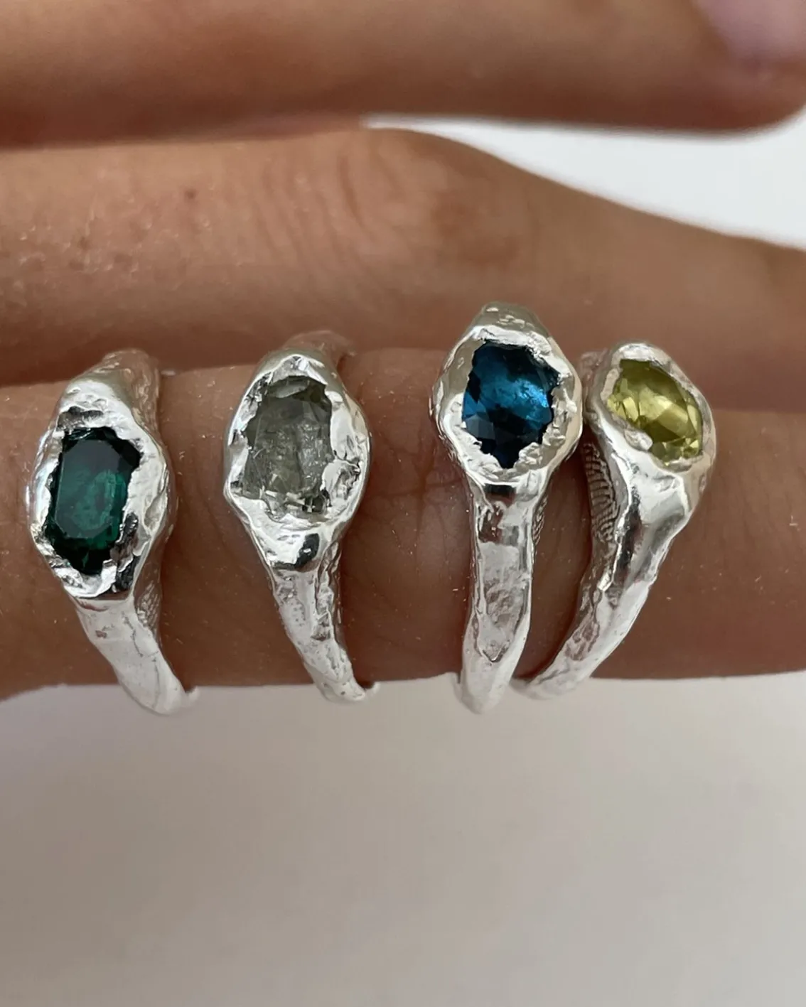 Simuero Faro Ring Yellow Silver