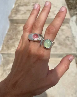 Simuero Fruto Ring Cherry Silver