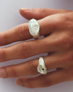 Simuero Marea Ring Blue Silver