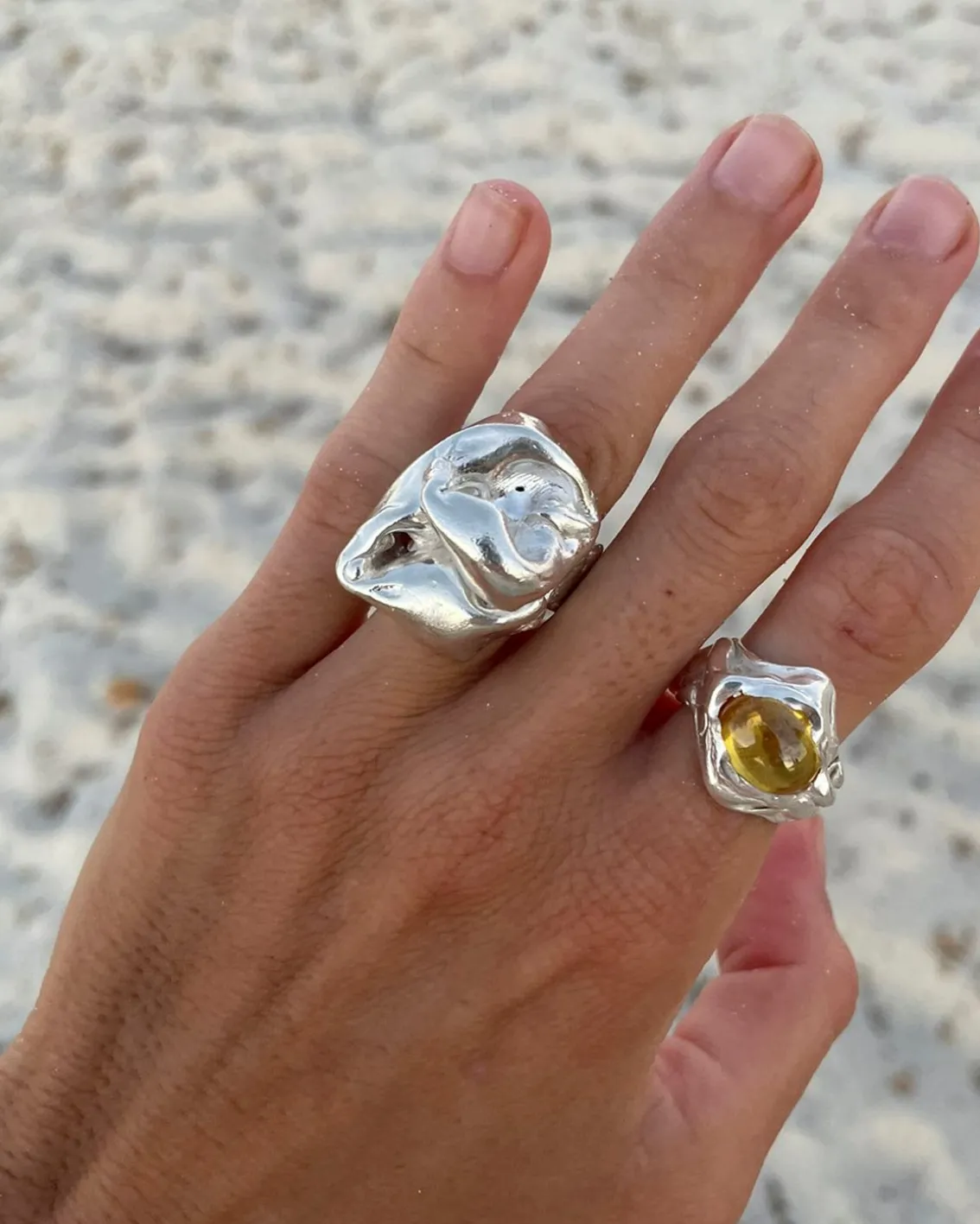 Simuero Rodeo Ring Silver