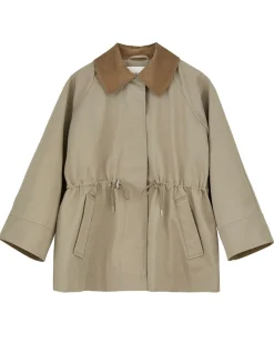 Skall Studio Gaby Parka Jacket Stone Moss