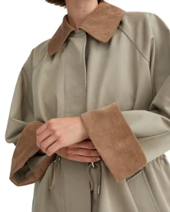 Skall Studio Gaby Parka Jacket Stone Moss