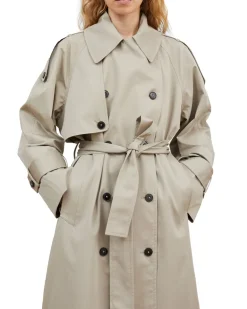Skall Studio Mahsa Trenchcoat Stone Moss