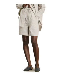 Soeur Emeric Shorts Light Grey/Ecru