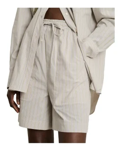 Soeur Emeric Shorts Light Grey/Ecru
