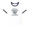 Sporty & Rich California Emblem Ringer Tee White