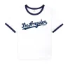 Sporty & Rich Dodgers Ringer Tee White/dark navy