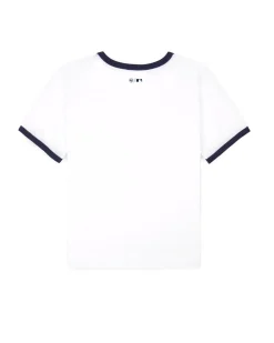 Sporty & Rich Dodgers Ringer Tee White/dark navy