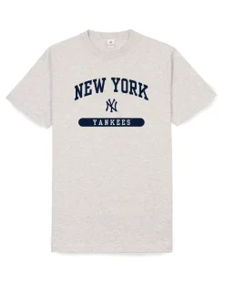 Sporty & Rich League T-Shirt Heather Gray