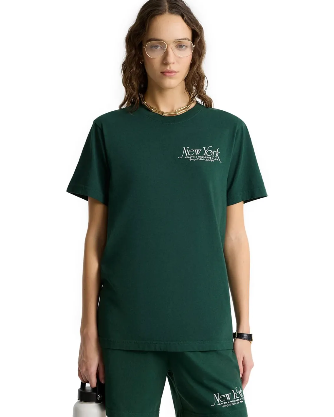 Sporty & Rich Ny 94 T-Shirt Forest