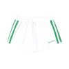 Sporty & Rich Serif Logo Embroidered Roller Shorts White