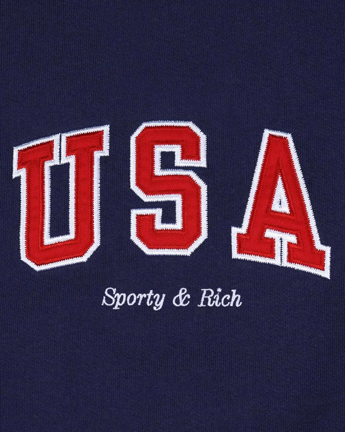 Sporty & Rich Usa Quarter Zip Navy