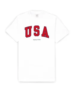 Sporty & Rich Usa T-Shirt White