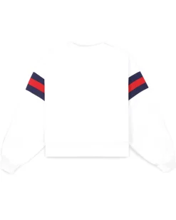 Sporty & Rich Wellness Ivy Rugby Crewneck White